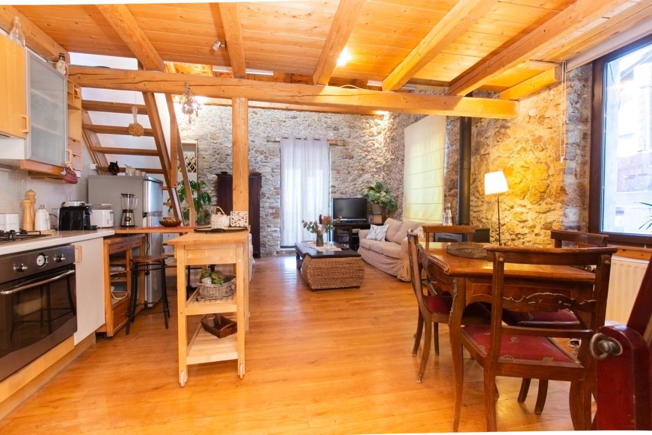 Seaview Stone Apartment In Ipsos Beach Exteriér fotografie